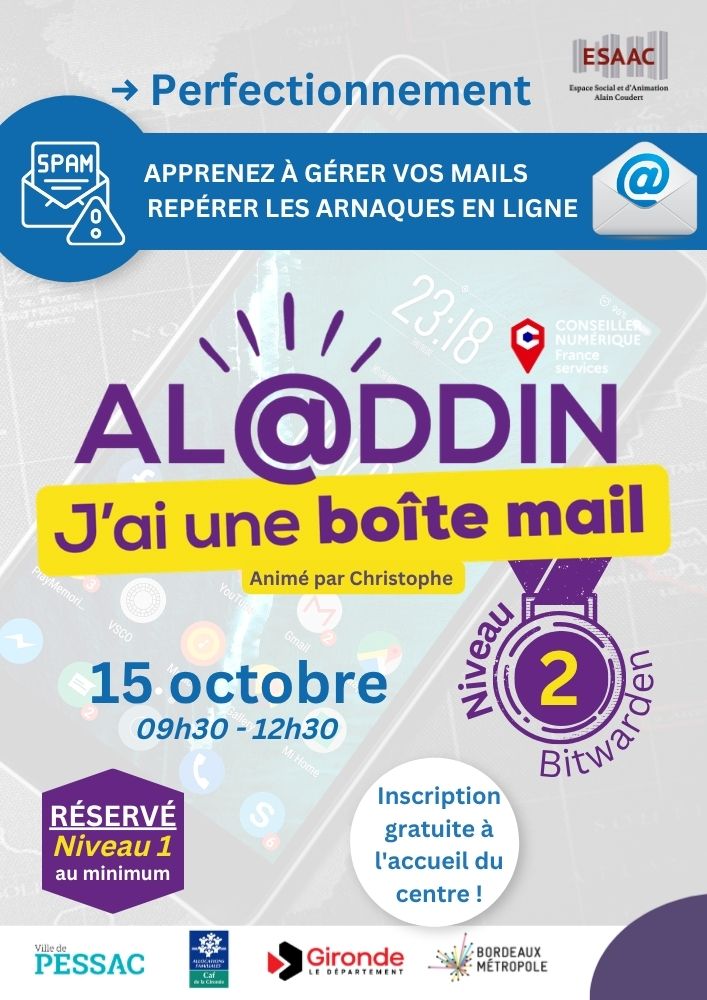 Atelier "ALLADIN niveau 2" : Bitwarden