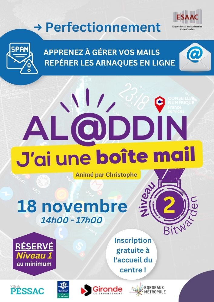 Atelier "ALLADIN niveau 2" : Bitwarden